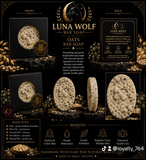 Luna Oats bar soap