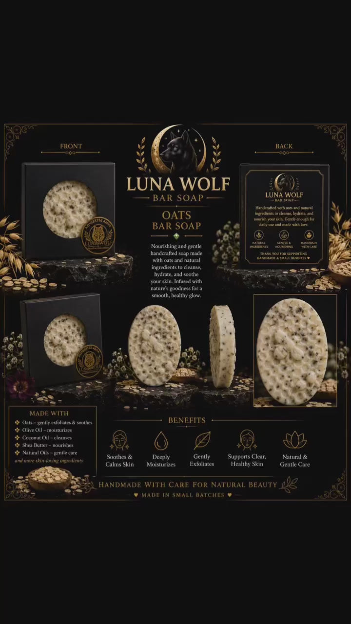 Luna Oats bar soap
