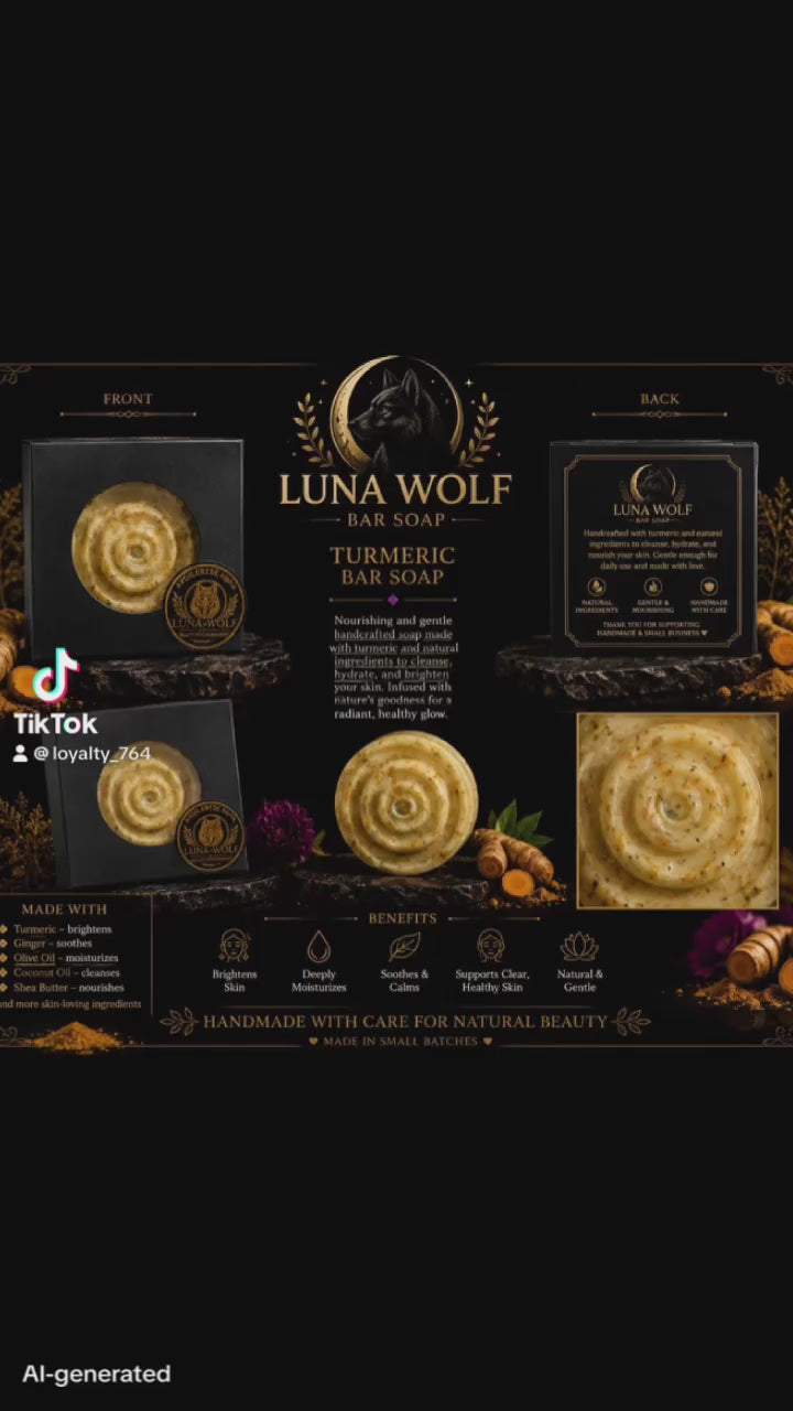 Turmeric Floral bar soap